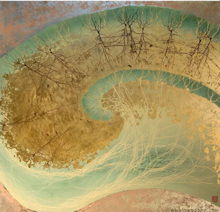 Neural network wave artwork
